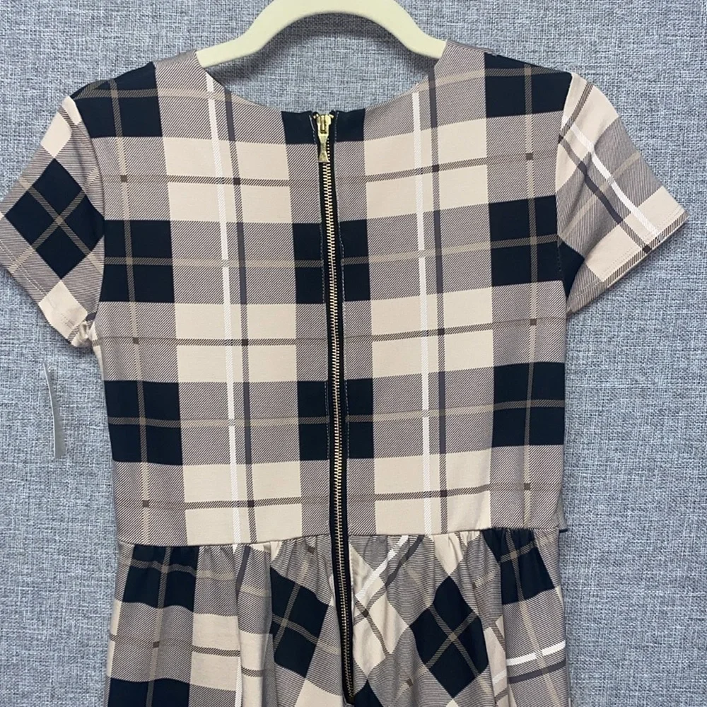 Girls KATE SPADE Plaid ♠️ dress Sz 14 MINT condition
